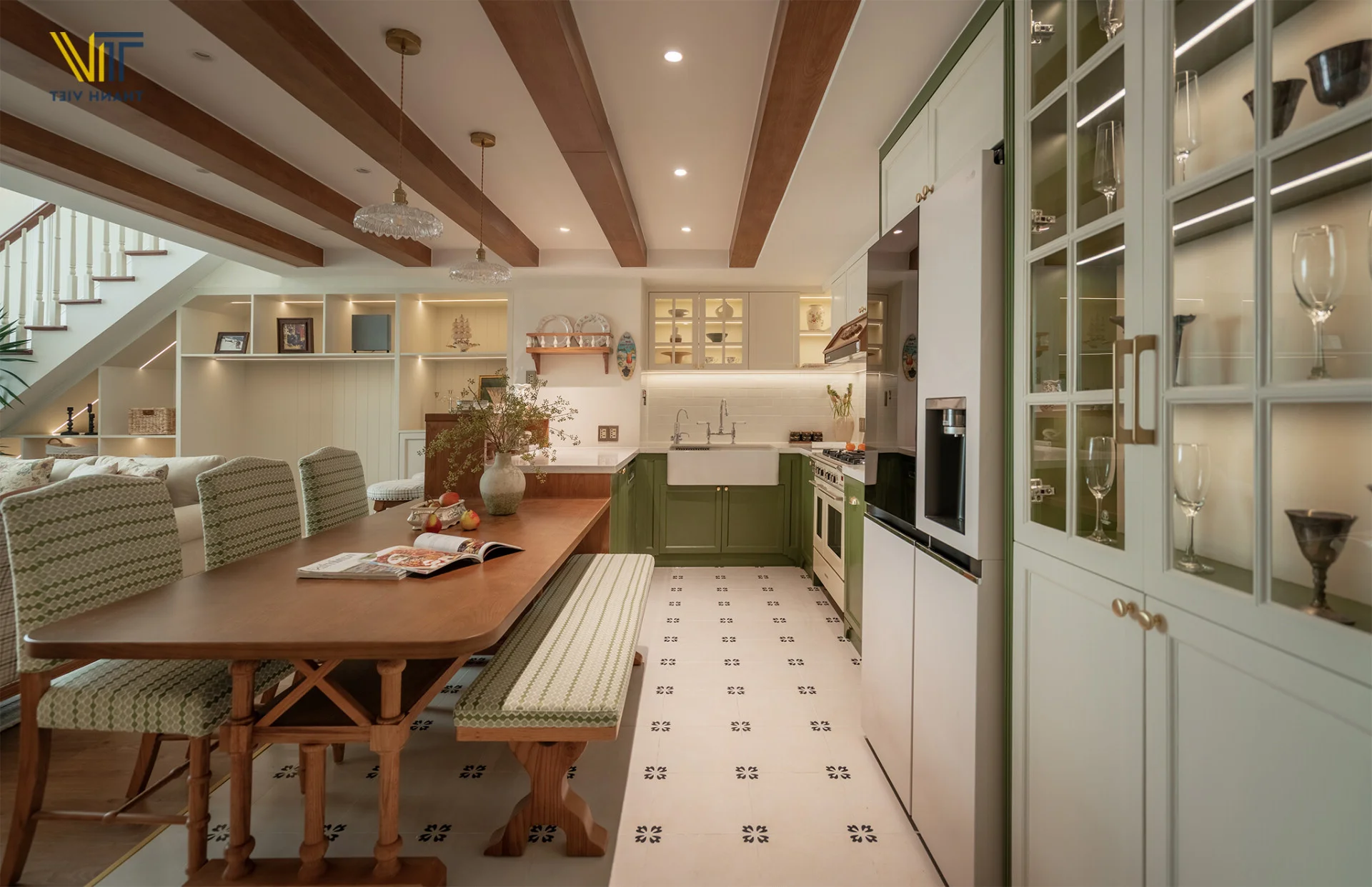 Duplex Souvenir: Elegant French Country Style in Ho Chi Minh City