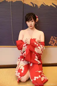 Li Gin En Irene (No.10624) Shines in Red Kimono: Captivating Asian Beauty by XiuRen秀人网 - image 36