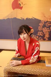 Li Gin En Irene (No.10624) Shines in Red Kimono: Captivating Asian Beauty by XiuRen秀人网 - image 9