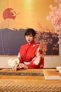 Li Gin En Irene (No.10624) Shines in Red Kimono: Captivating Asian Beauty by XiuRen秀人网 - image 26