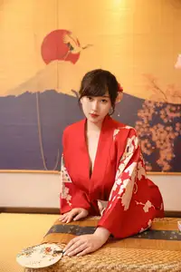 Li Gin En Irene (No.10624) Shines in Red Kimono: Captivating Asian Beauty by XiuRen秀人网 - image 32
