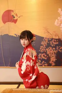 Li Gin En Irene (No.10624) Shines in Red Kimono: Captivating Asian Beauty by XiuRen秀人网 - image 20