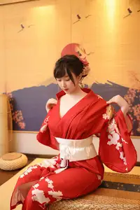 Li Gin En Irene (No.10624) Shines in Red Kimono: Captivating Asian Beauty by XiuRen秀人网 - image 12