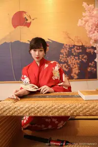 Li Gin En Irene (No.10624) Shines in Red Kimono: Captivating Asian Beauty by XiuRen秀人网 - image 23