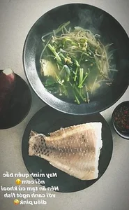 Miu Lê Jokes About Her Hilarious Burnt Fish Cooking Fail on Social Media - image 11