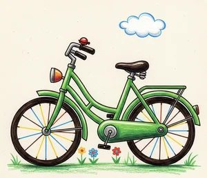 Rustic Bicycle Art Gallery: 154+ Beautiful Drawings - image 12