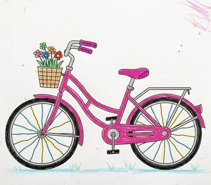 Rustic Bicycle Art Gallery: 154+ Beautiful Drawings - image 16