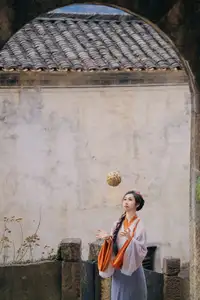 Discover Shen Xuan Mei's Grace in Hanfu Amidst Ancient Village Charm - YiTuYu Vol.8713 - image 7