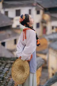 Discover Shen Xuan Mei's Grace in Hanfu Amidst Ancient Village Charm - YiTuYu Vol.8713 - image 10