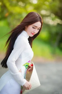 Elegant and Cute Vietnamese Girls Gallery: Pack 23 Portrait Showcase - image 41