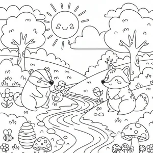 152+ Nature Coloring Pages for Kids: Creative Educational Activities and Printables - image 1