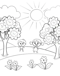 152+ Nature Coloring Pages for Kids: Creative Educational Activities and Printables - image 13