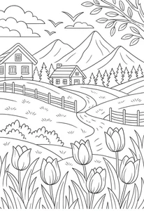 152+ Nature Coloring Pages for Kids: Creative Educational Activities and Printables - image 24
