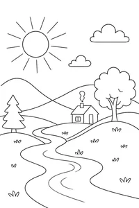 152+ Nature Coloring Pages for Kids: Creative Educational Activities and Printables - image 19