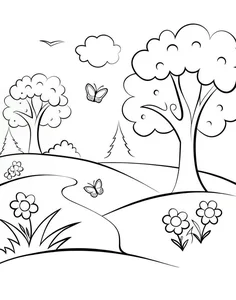 152+ Nature Coloring Pages for Kids: Creative Educational Activities and Printables - image 12