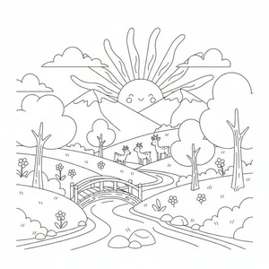 152+ Nature Coloring Pages for Kids: Creative Educational Activities and Printables - image 29