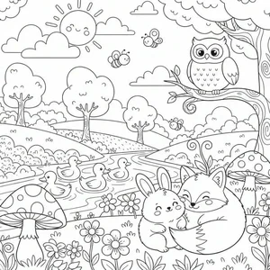 152+ Nature Coloring Pages for Kids: Creative Educational Activities and Printables - image 6