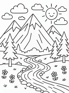 152+ Nature Coloring Pages for Kids: Creative Educational Activities and Printables - image 22