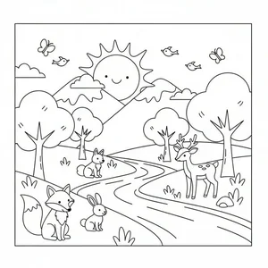 152+ Nature Coloring Pages for Kids: Creative Educational Activities and Printables - image 0