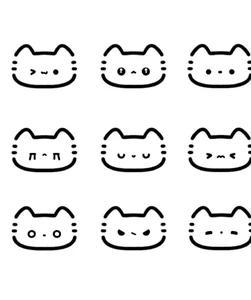 91+ Cute Line Art Stickers: Minimalist Uncolored Aesthetic Designs for Journaling - image 30