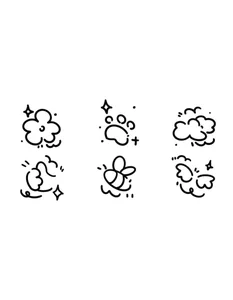 91+ Cute Line Art Stickers: Minimalist Uncolored Aesthetic Designs for Journaling - image 15