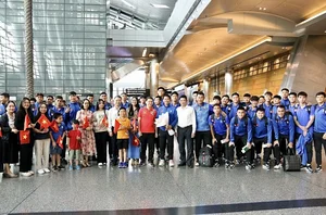 Vietnam U23 Team Arrives in Qatar for AFC U23 Asian Cup and Olympic Qualifiers - image 1