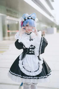Sweet Enchantment: Coser Hua Qi Hana as Neko Rem Part02 - image 30