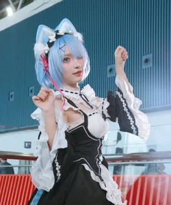 Sweet Enchantment: Coser Hua Qi Hana as Neko Rem Part02 - image 23