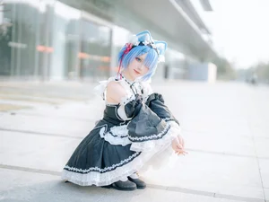 Sweet Enchantment: Coser Hua Qi Hana as Neko Rem Part02 - image 43