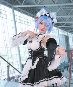Sweet Enchantment: Coser Hua Qi Hana as Neko Rem Part02 - image 35