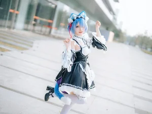 Sweet Enchantment: Coser Hua Qi Hana as Neko Rem Part02 - image 40