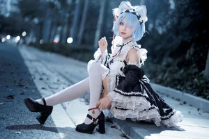 Sweet Enchantment: Coser Hua Qi Hana as Neko Rem Part02 - image 13