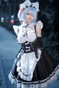 Sweet Enchantment: Coser Hua Qi Hana as Neko Rem Part02 - image 34