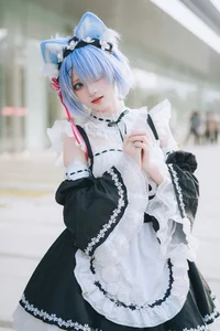 Sweet Enchantment: Coser Hua Qi Hana as Neko Rem Part02 - image 2