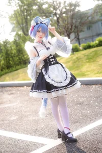 Sweet Enchantment: Coser Hua Qi Hana as Neko Rem Part02 - image 27