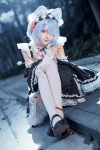 Sweet Enchantment: Coser Hua Qi Hana as Neko Rem Part02 - image 44