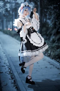 Sweet Enchantment: Coser Hua Qi Hana as Neko Rem Part02 - image 21