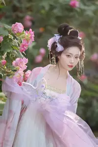 YiTuYu Vol.8616: Qian Yue's Serene Elegance Amidst Blooming Hibiscus - image 16