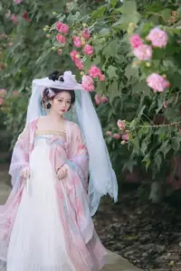 YiTuYu Vol.8616: Qian Yue's Serene Elegance Amidst Blooming Hibiscus - image 4