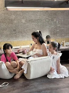 Ngoc Trinh Shares Peaceful Post-Tet Moments Making Pottery with Adopted Daughter Be He - image 0