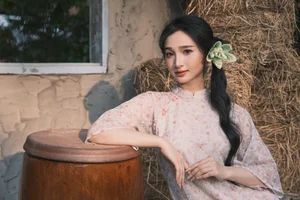 Ethereal Muse in the Golden Hour Bloom - image 4