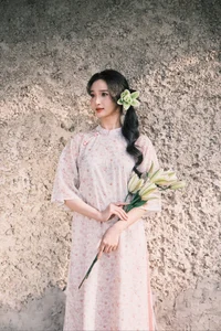 Ethereal Muse in the Golden Hour Bloom - image 10