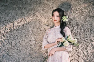 Ethereal Muse in the Golden Hour Bloom - image 11