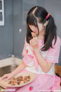MTYH Vol.218 Strawberry Crush: Charming Girl in Adorable Pink Strawberry Dress - image 4