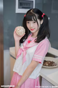 MTYH Vol.218 Strawberry Crush: Charming Girl in Adorable Pink Strawberry Dress - image 3