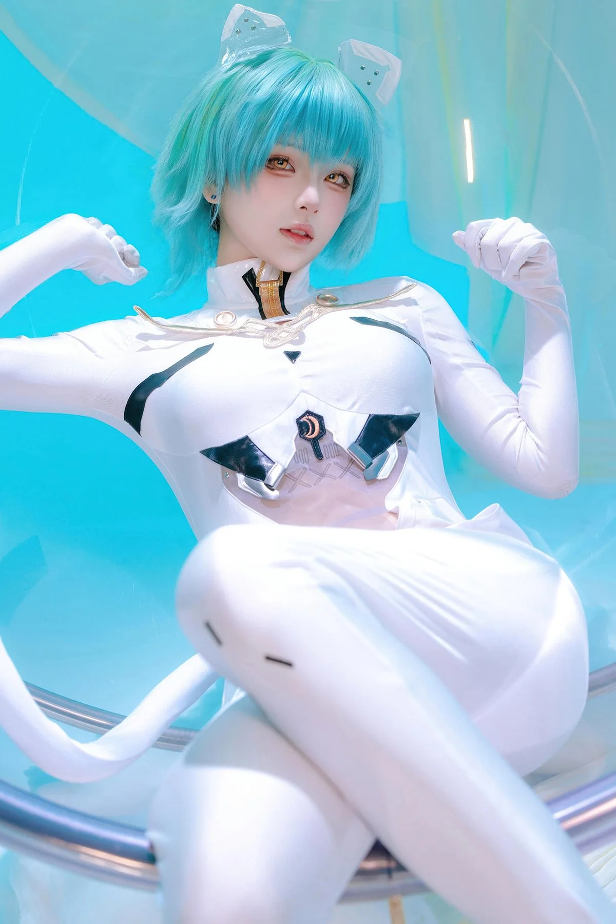Coser Yu Yu Azur Lane Admiral Nakhimov Cosplay Gallery - 46P Set