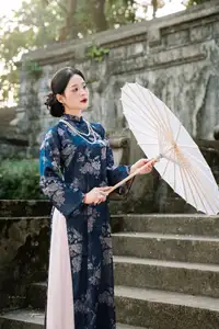 Elegant Traditional Ao Dai Beauty: Capturing Asian Grace in Golden Hour Light. - image 6