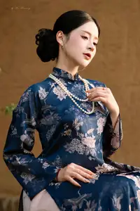 Elegant Traditional Ao Dai Beauty: Capturing Asian Grace in Golden Hour Light. - image 8