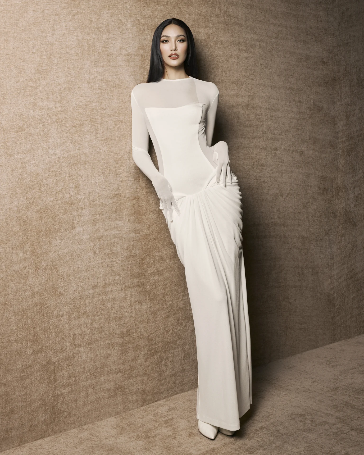 Lan Khue and Luong Thuy Linh Redefine Elegance with Sophisticated Modest Fashion