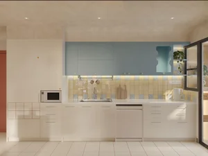 Vibrant Mid-Century Modern Gen Z Apartment Design at Celesta Rise T4 Saigon - image 6